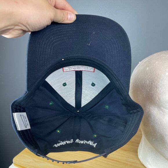 CROPLAN Genetics Vintage Black Green Snapback Hat Cap Agri-Tech Services USA - Picture 7 of 8